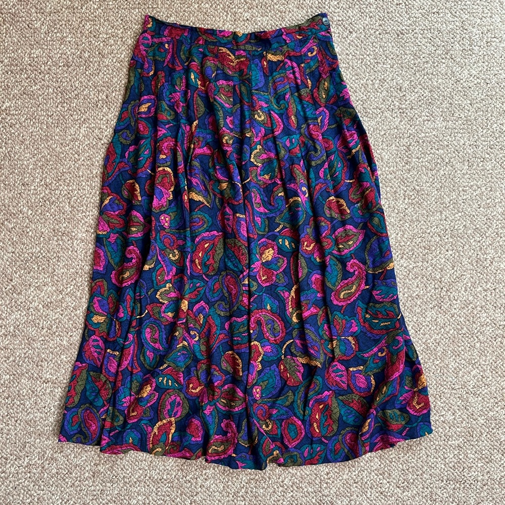 Vintage Paisley Skirt